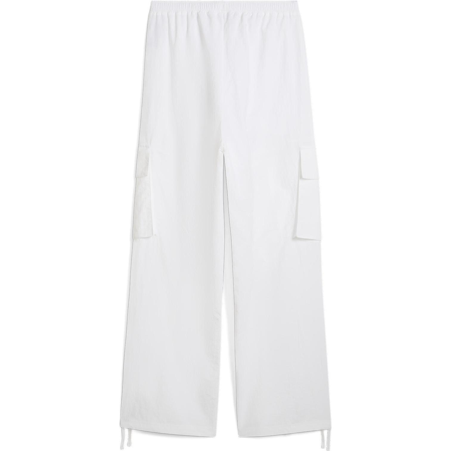 Thumbnail - Puma, Damen, Sporthose, WARDROBE ESS Relaxed Woven Cargo Pants op (XS), Weiss, XS