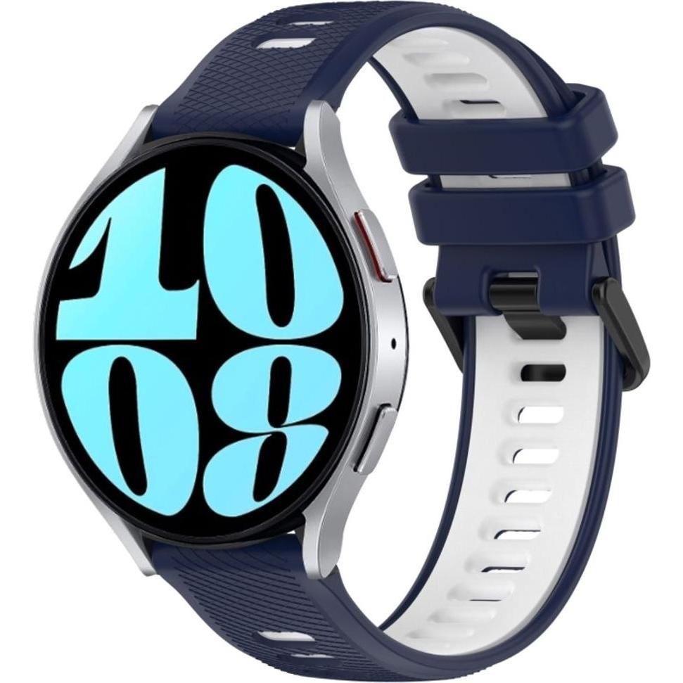 Samsung Galaxy Watch 6 Watch Strap - Midnight blue/White, Uhrenarmband, Blau