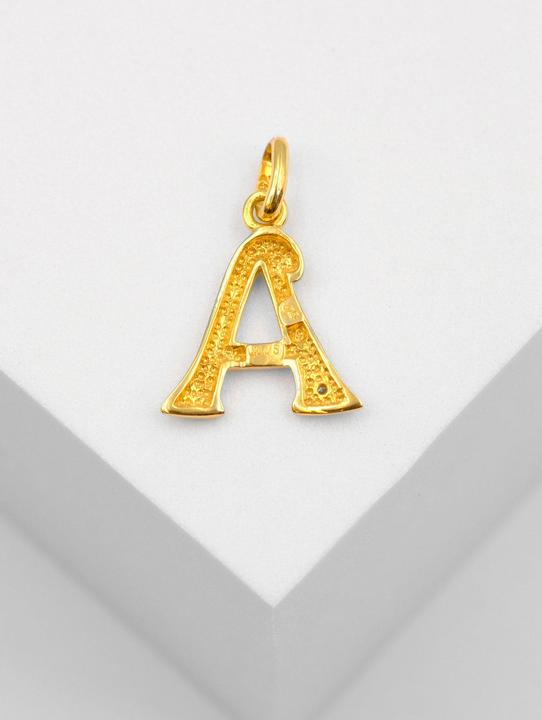 Image du produit Muau Lettre (750, Or blanc, Or jaune 18 carats)