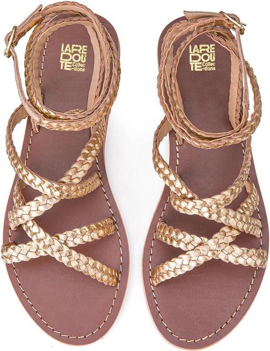 Produktbild La Redoute Collections Geflochtene Sandalen Signature aus Leder (36)