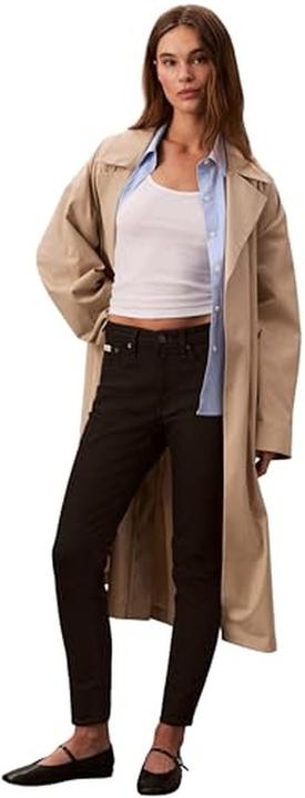 Actual product image Calvin Klein Jeans Mid Rise Skinny Ck Classic Black (28)