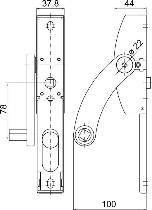 Produktbild MSL Rohr 5976 (Türgriff)