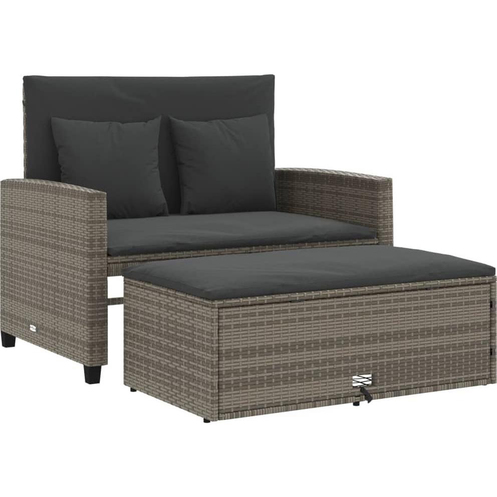 VidaXL, Gartenlounge, 10-tlg. Garten-Lounge-Set mit Kissen