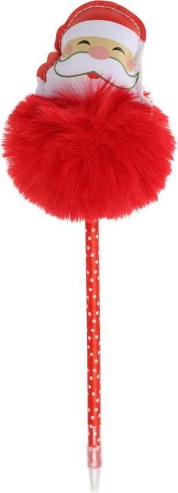 Produktbild No Name Kugelschreiber Weihnachten mit Pompom, 25cm (1x)