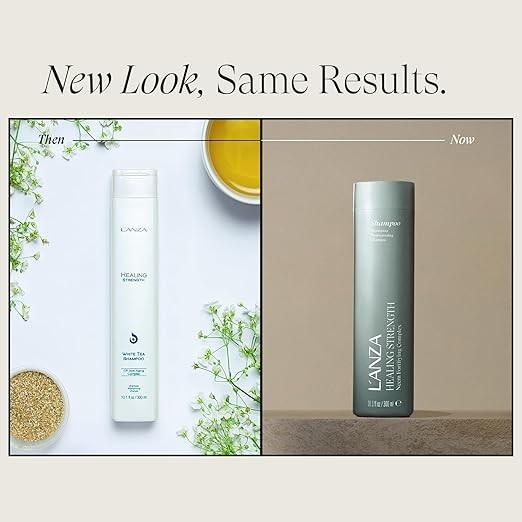 Image du produit L'Anza Healing Strength - Shampooing au thé blanc (1000 ml, Shampoing liquide)