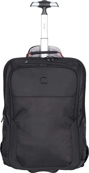 Image du produit Delsey Parvis Plus Backpack Trolley - 2 Compartiments - 17,3 pouces - Noir (35 l, Bagage à main (jusqu'à 50l))