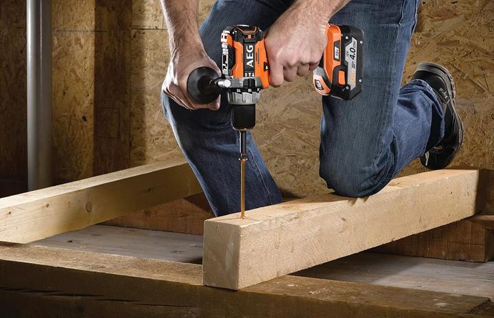 Actual product image AEG Compact Hammer Drill, 18V, 13mm, 2 Speeds, 2 Batteries, High Torque