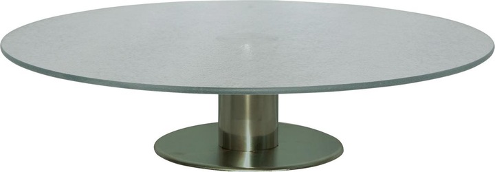 Image du produit Casativo Plateau de service rotatif en verre avec pied