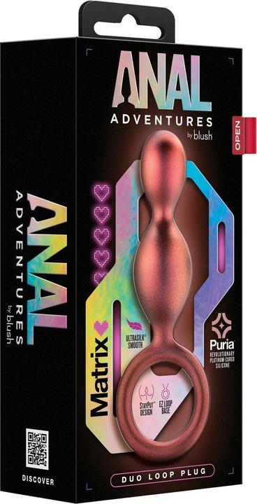 Immagine prodotto Blush Anal Adventures Matrix Duo Loop Anal Plug Kupfer