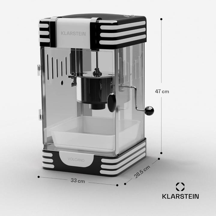Actual product image Klarstein Popcorn machine