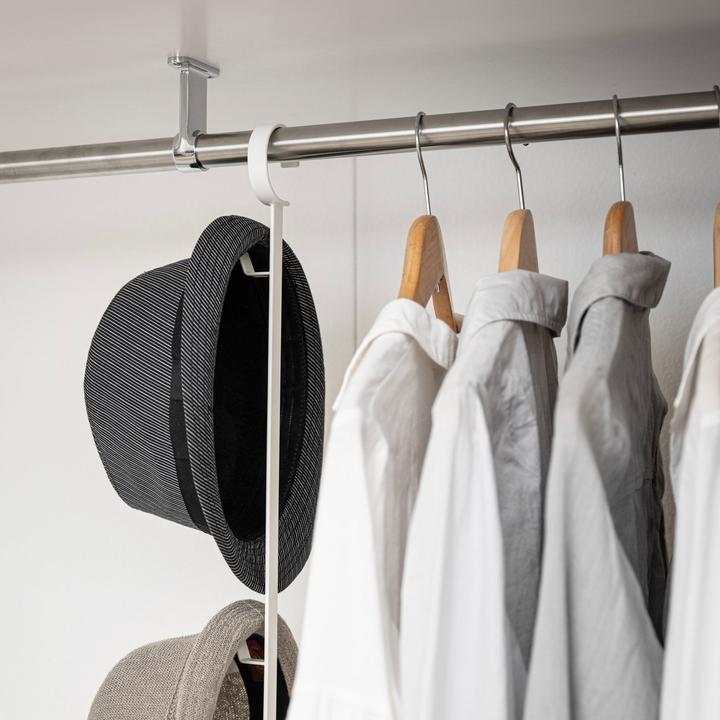 Actual product image Yamazaki 2-stöckige ausziehbare Kleiderstange SMART