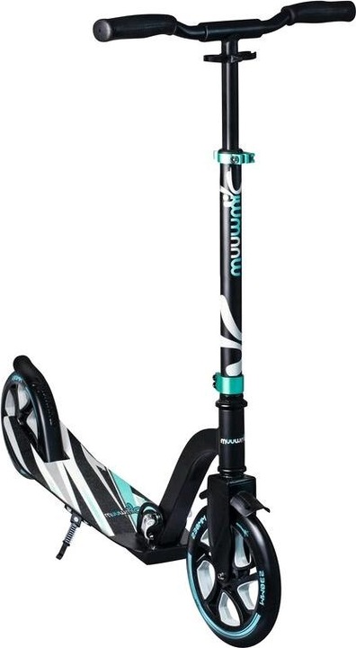 Produktbild Muuwmi Aluminium Scooter Pro – Tretroller, 230/205 mm, ABEC 7,, höhenverstellbar, XL-Deck, BMX-Lenk