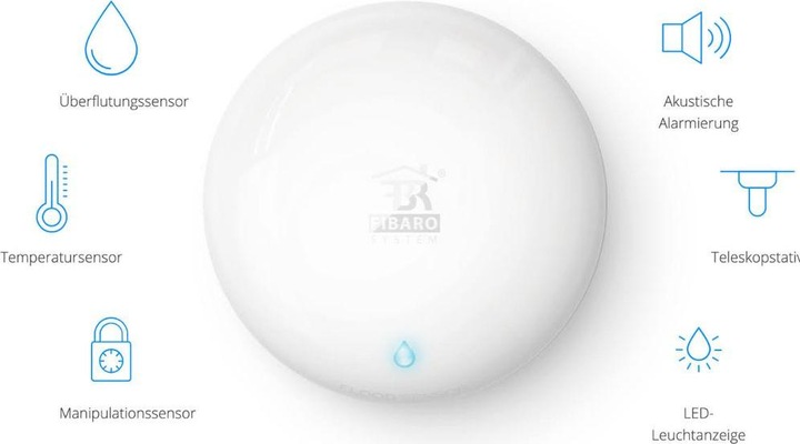 Produktbild Fibaro Flood Sensor +