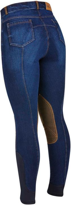 Produktbild Dublin Shona Denim Reithose Mit Wildleder Patch (24)