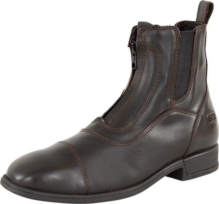 Actual product image BR Equestrian Equipment zipped leather riding boots jodphur cl+ baronesse (40)