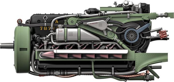 Actual product image Airfix Messerschmitt Bf109G-5/G-6