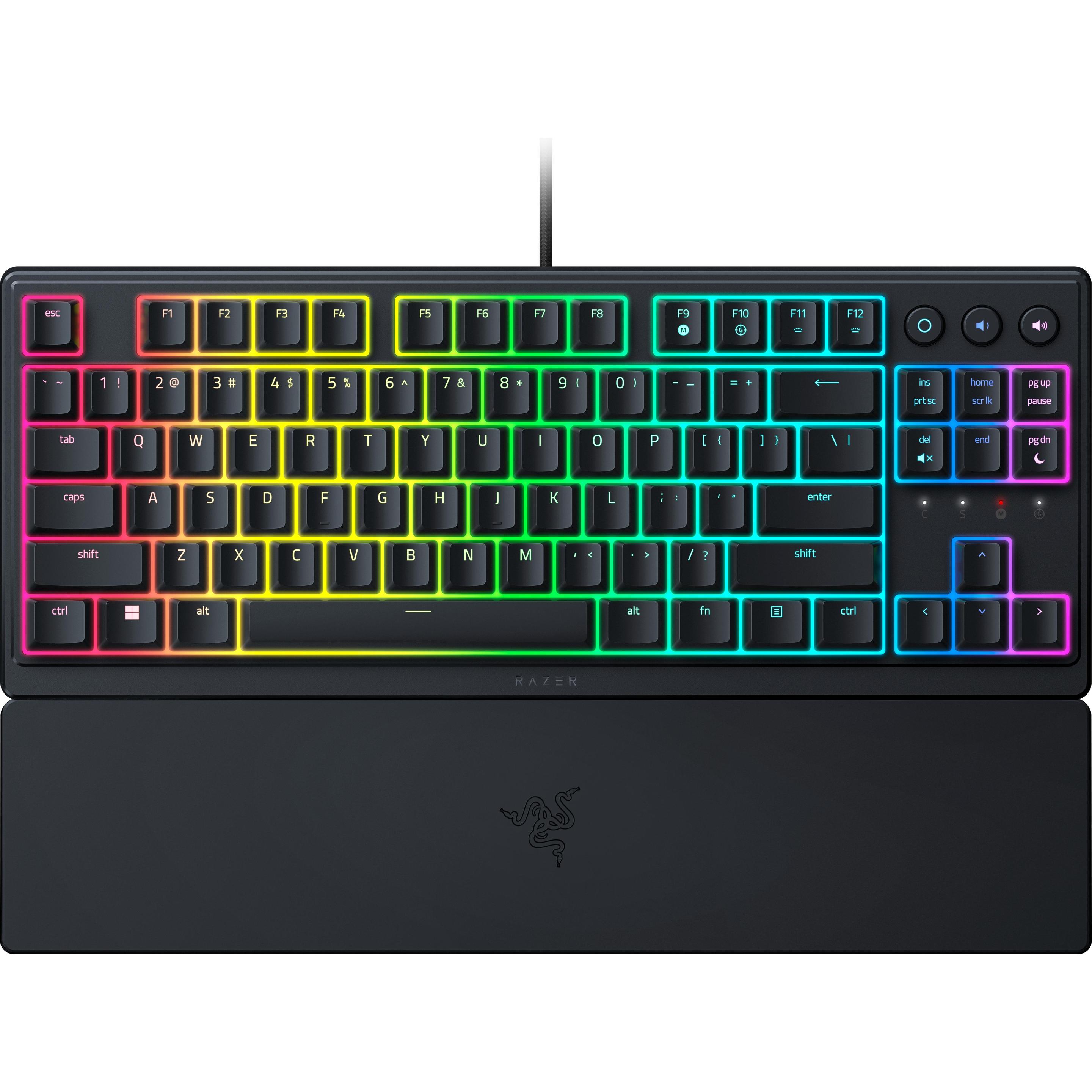 Razer Ornata V3 (USA, Kabelgebunden), Tastatur, Schwarz