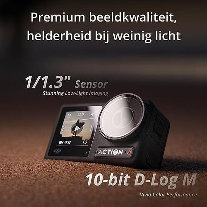 Actual product image DJI Osmo Action 4 Standard Combo (120p, Bluetooth, Wi-Fi)