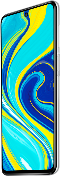 Actual product image Xiaomi Redmi Note 9S (128 GB, White, 6.67", Dual SIM + SD, 48 Mpx, 4G)