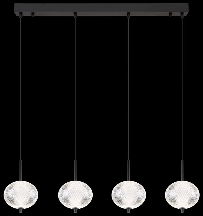 Produktbild Globo Hängeleuchte Metall Schwarz Matt, 1xled