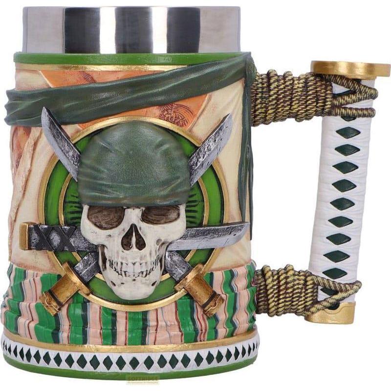 Nemesis Now One Piece Krug Zoro 15 cm, Tazza, Verde, Bianco, Multicolore