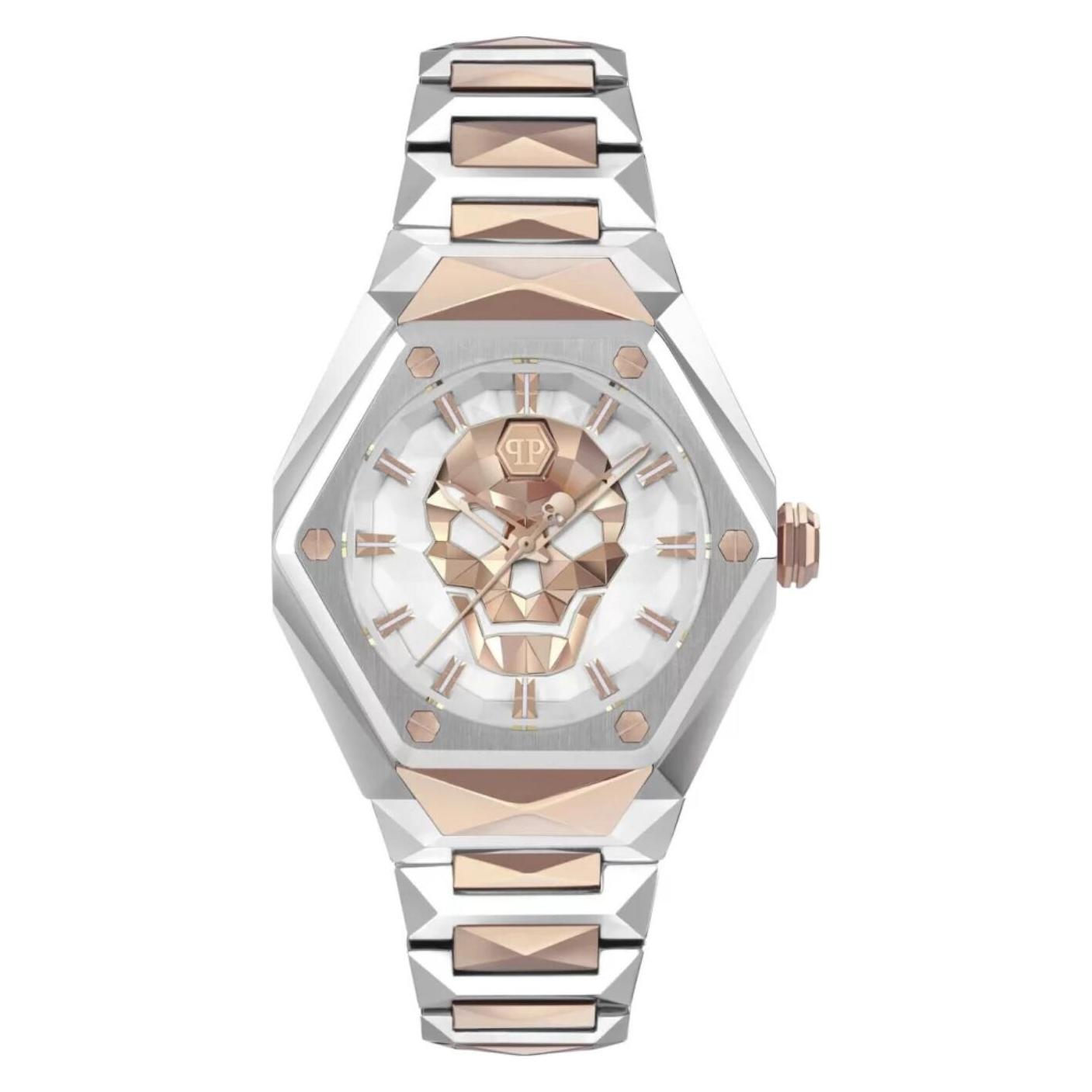 Philipp Plein, Armbanduhr, PWADA0624, Silber, (Analoguhr, 40 mm)