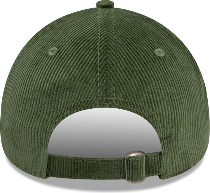 Actual product image New Era 9Twenty Strapback Corduroy Cap - Basic Forest Green