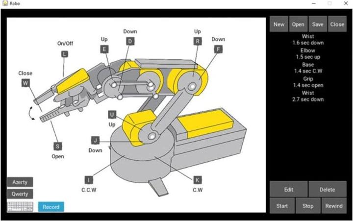 Image du produit Velleman Kit d'interface USB pour bras de robot KSR10