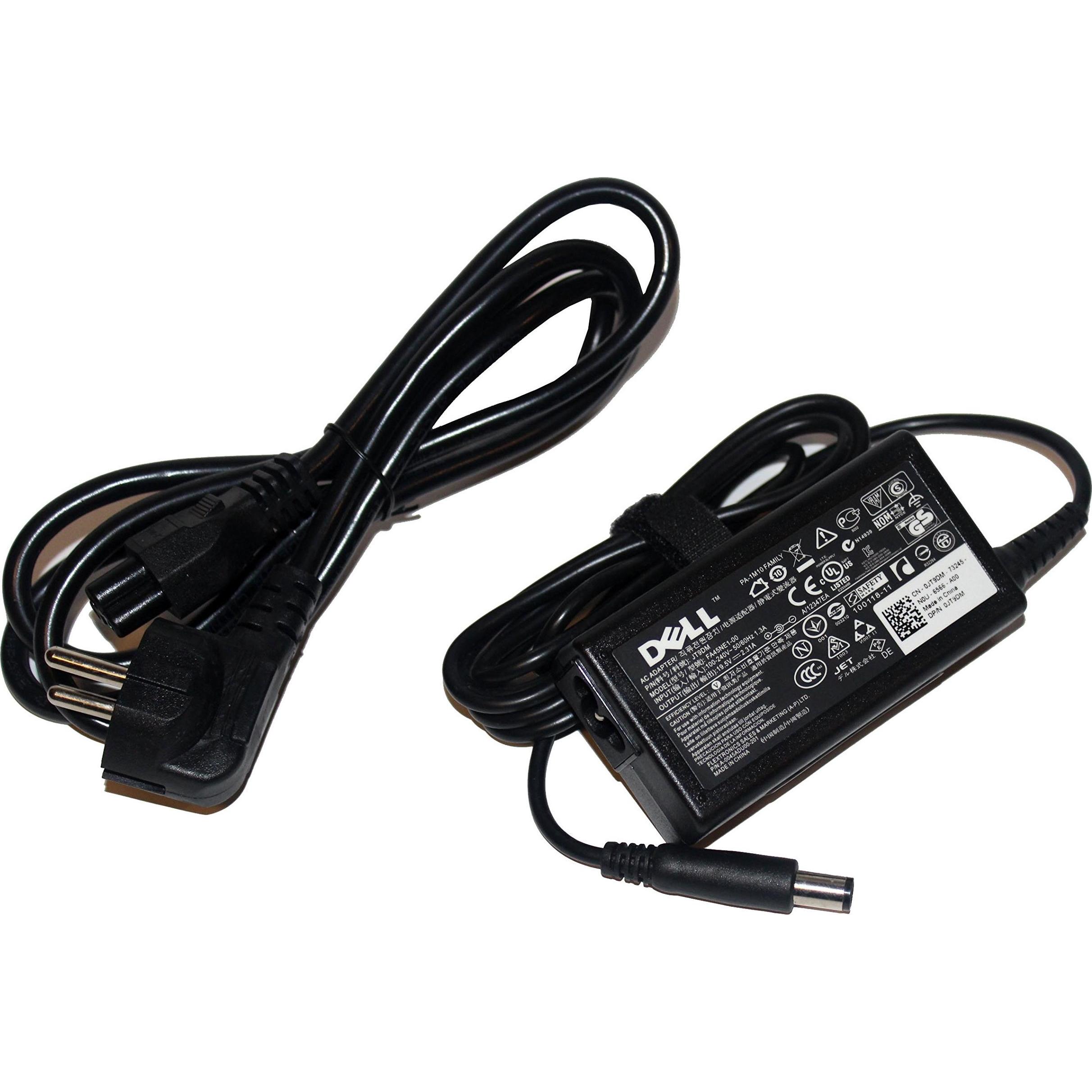 Dell AC Adapter Netzteil (45 W), Notebook Netzteil, Schwarz