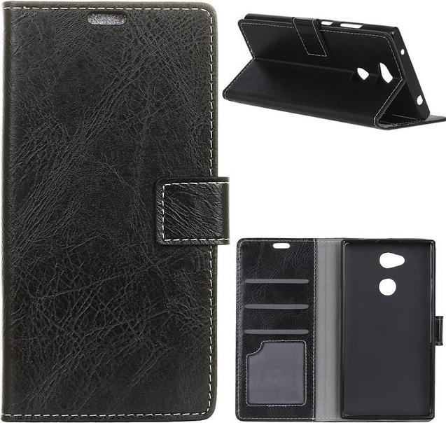 Actual product image MU Classic Crazy Horse III Leather Bookcover Series (Xperia XA2 Plus)