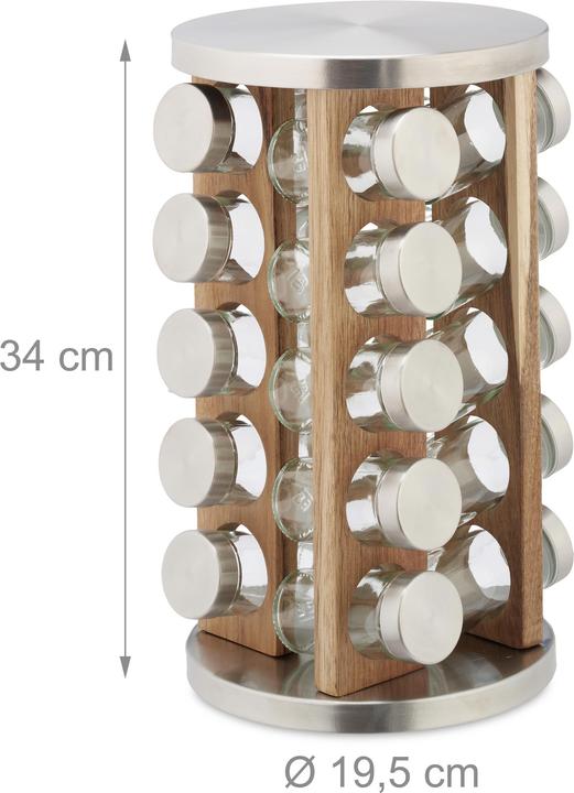 Produktbild Relaxdays 21 tlg. Gewürzkarussell