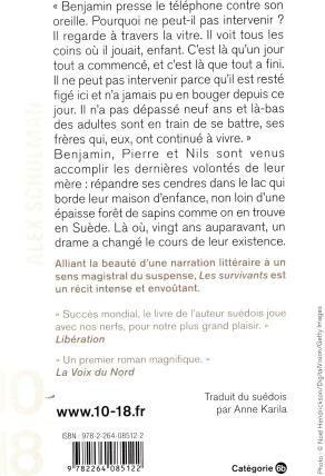 Nährwerte und Zutaten Les Survivants (Französisch, Alex Schulman, 2024)