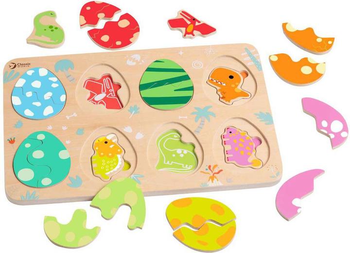 Immagine prodotto Classic World Holzpuzzle Dinosaurier, 25-tlg. (25 pezzi)