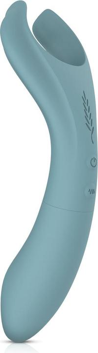 Actual product image Bloom The Peony Couple Vibrator - Green