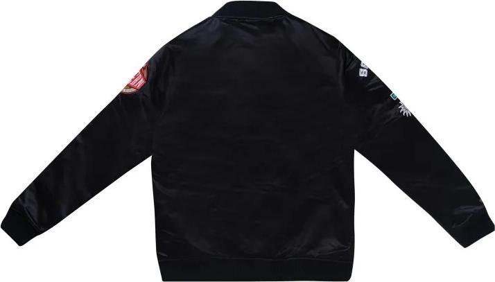 Produktbild Mitchell & Ness M&N Satin Bomber Jacke - FLIGHT San Antonio Spurs - M (M)
