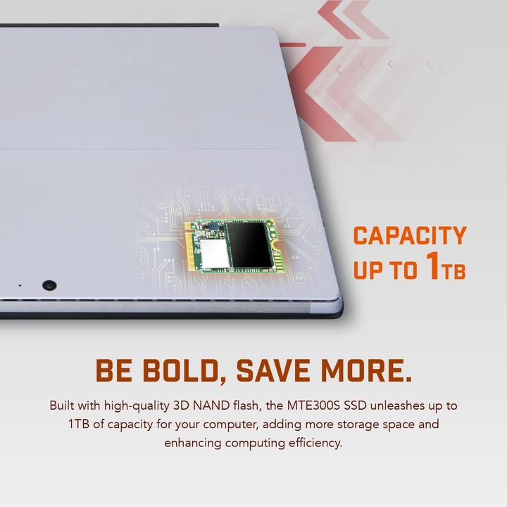 Actual product image Transcend 300S (512 GB, M.2 2230)