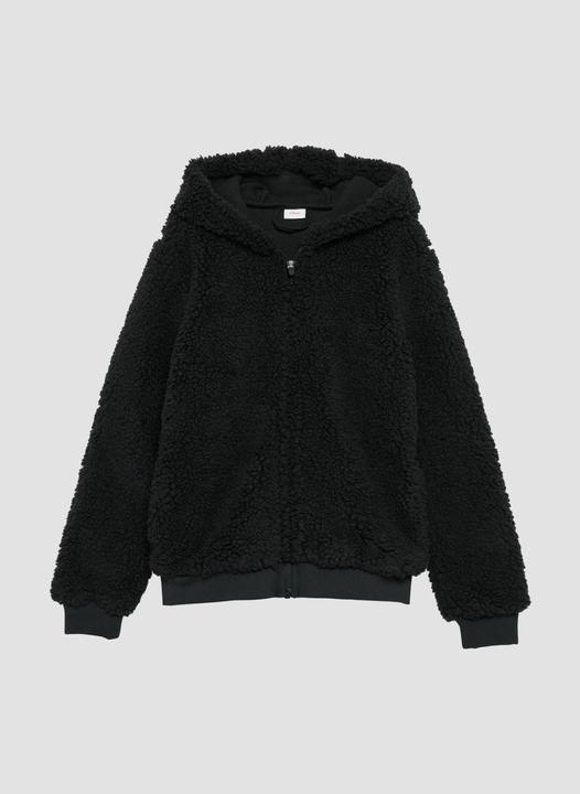 Produktbild s.Oliver Indoor-Jacke Teddyjacke mit Kapuze (134, 140)