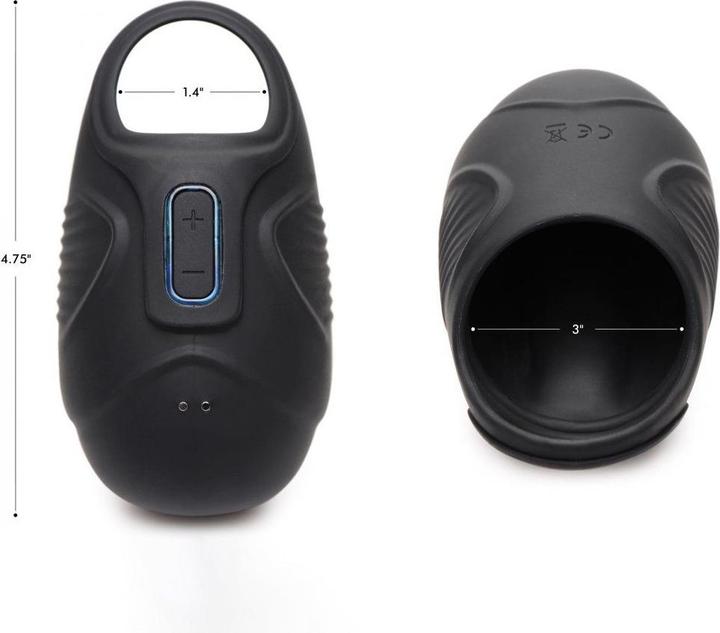 Actual product image Frisky TM Vibrating Silicone Testicle Massager (3.50 cm)