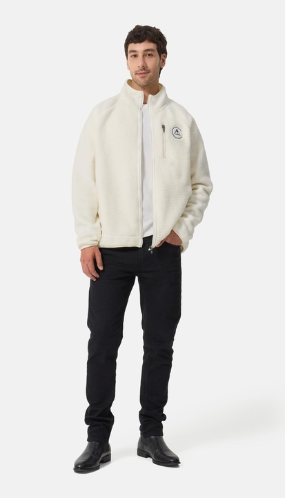 Produktbild Cash-Mere Retro-Fleece-Jacke aus recyceltem Polyester (M)