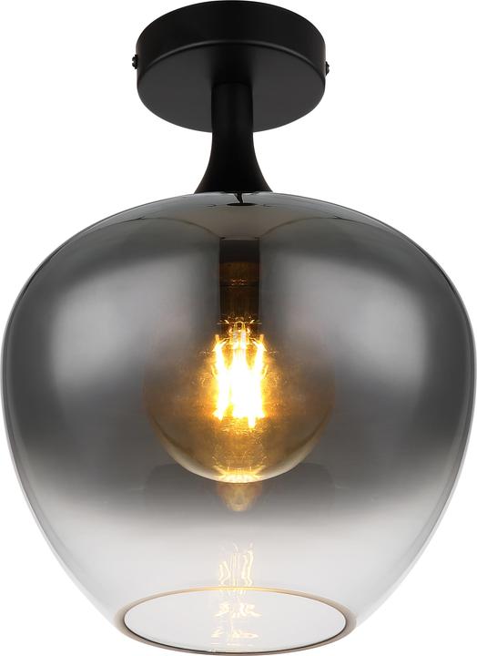 Actual product image Globo Ceiling light Maxy black matt 1xE27 (E27)