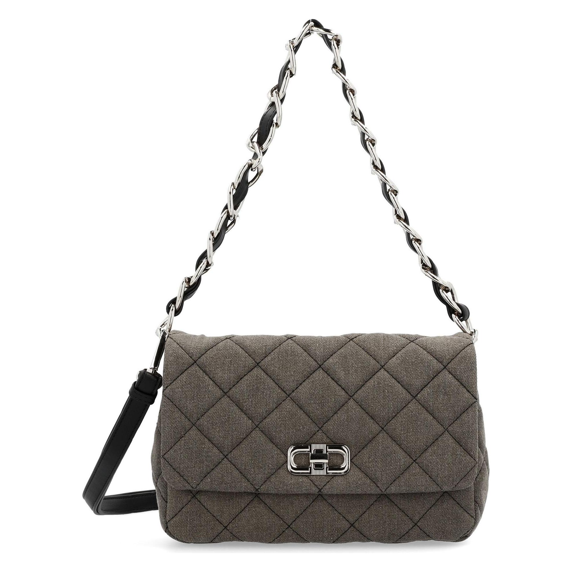 Picard, Damen, Handtasche, Rockstar Schultertasche 24 Cm, Grau
