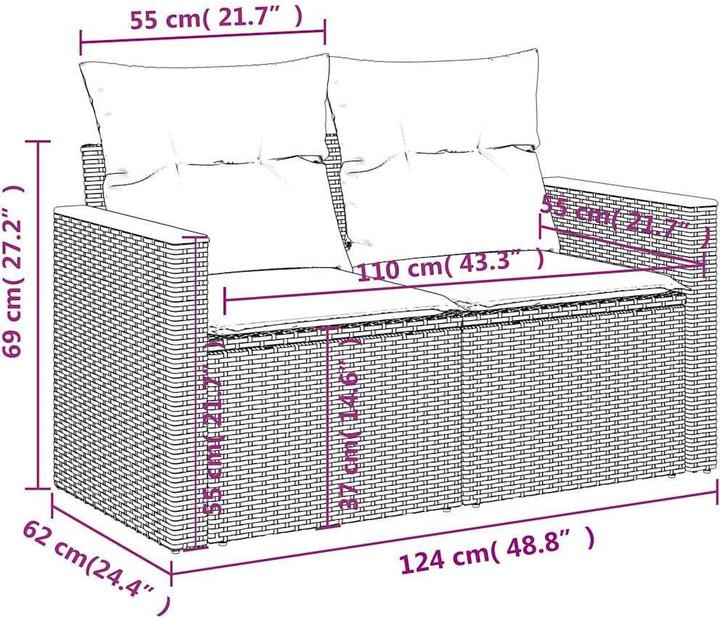 Produktbild vidaXL Landry