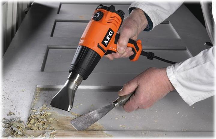 Image du produit AEG HG 600 VK, Noir, Métallique, Orange, 434 l/min, 600 °C, 345 l/min, 90 °C, AC
