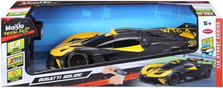 Actual product image Maisto RC Bugatti Bolide 1/14 yellow