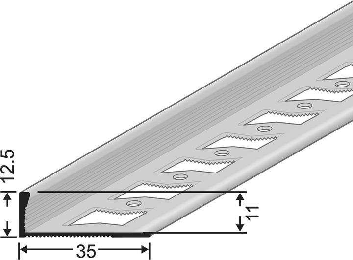 Actual product image Werkstarck Angle end profiles