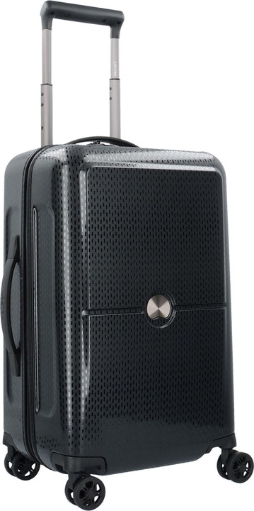 Delsey Turenne 4 Handbagage koffer 55 cm - Zwart (40 l, Handgepäck (bis 50l))