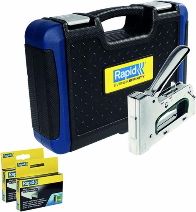 Actual product image Rapid Tacker 34, Premium case incl. staples 140/8mm 2M + 140/10mm 2M