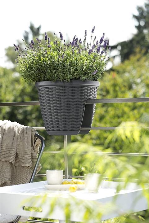 Actual product image Poétic Garden pot Casa Mesh incl. Aqua Plus 30 cm, mocha