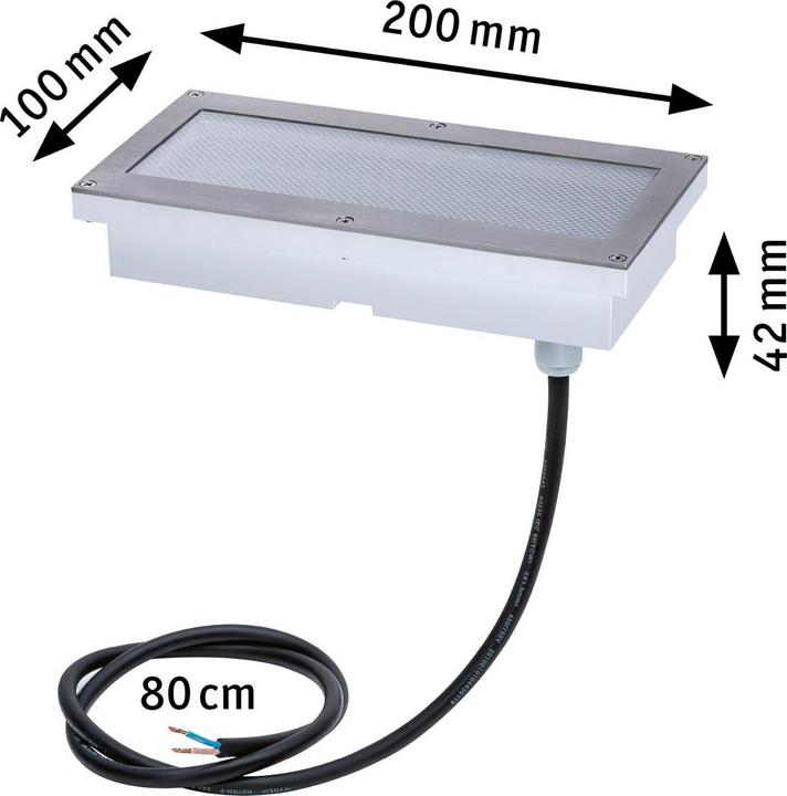 Produktbild Paulmann Bodeneinbauleuchte Brick (160 lm, IP67)