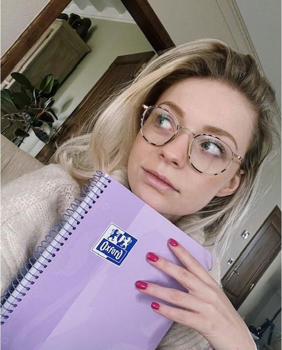 Image du produit Oxford Europeanbook (A4+, À rayures, Couverture rigide)